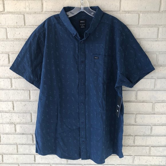 RVCA Other - NWT RVCA Cotton Short Sleeve Shirt - XXL